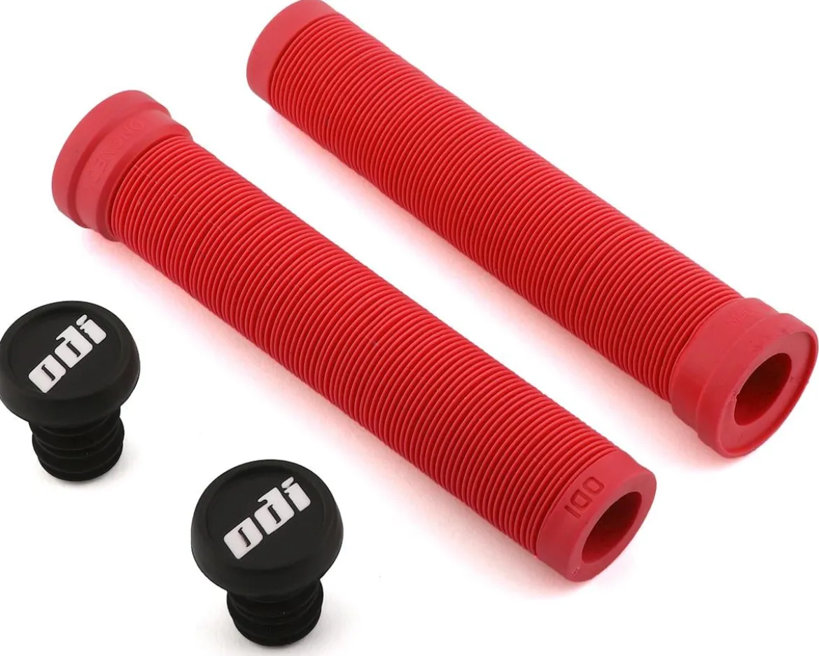 ODI Longneck SLX Grips (Bright Red) (Pair)