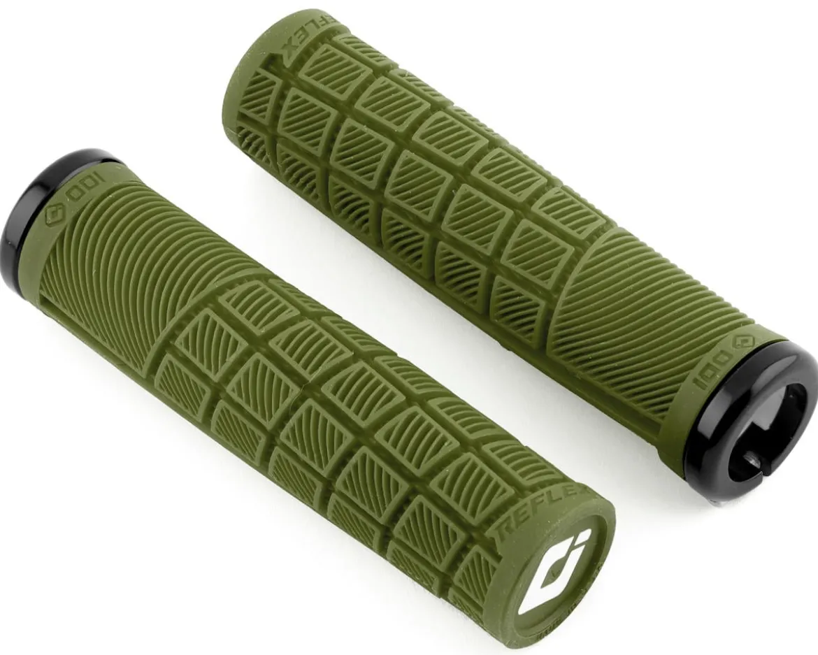 ODI Reflex MTB Grips (Green) (Lock-On) (Regular)