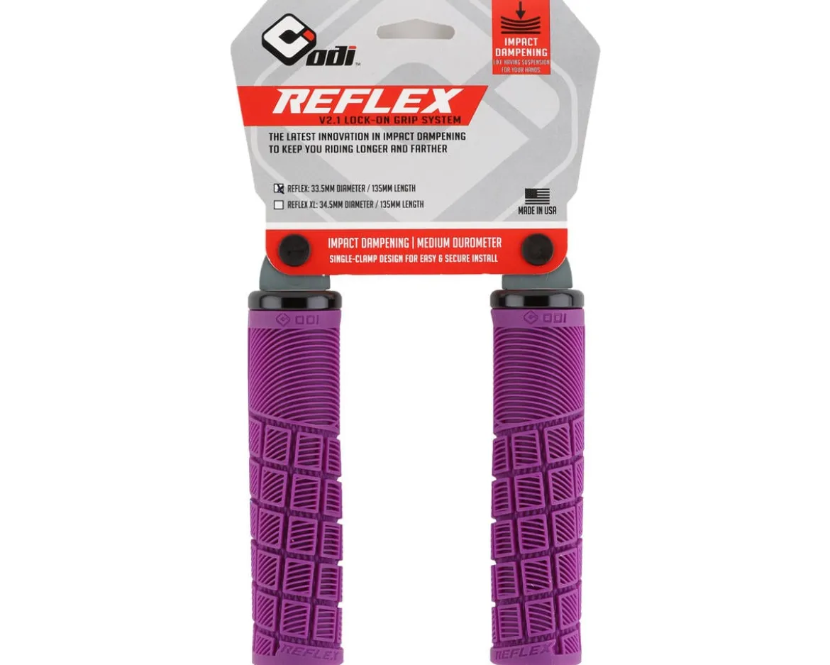 ODI Reflex MTB Grips (Purple) (Lock-On) (Regular)