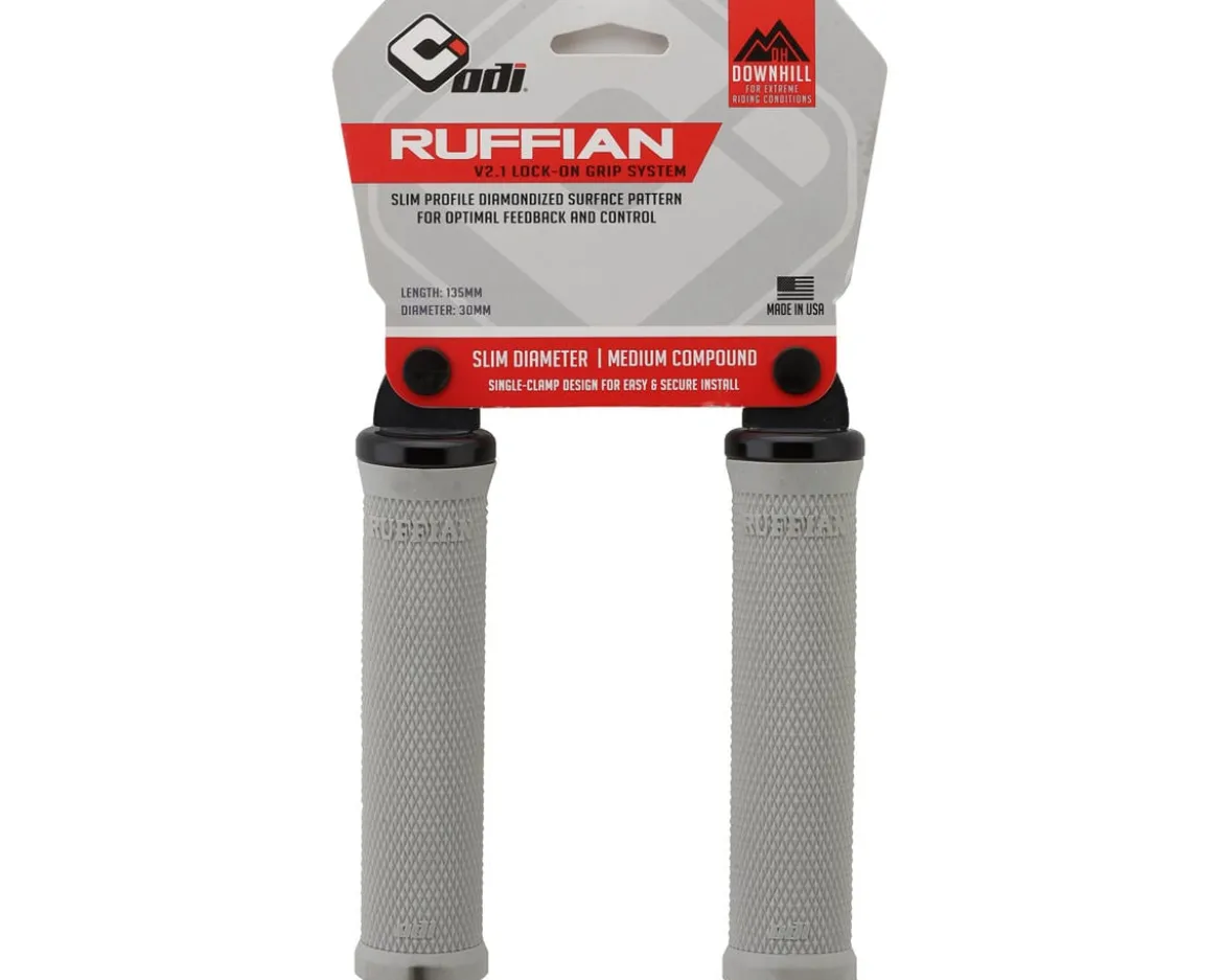 ODI Ruffian V2.1 Lock-On Grips (Grey) (135mm)
