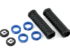 ODI Vans Flangless Lock-On Grips (Black/Blue) (Chase Team Edition)