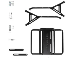 Old Man Mountain Pizza Rack (Black) (w/3-Pack Mounts)