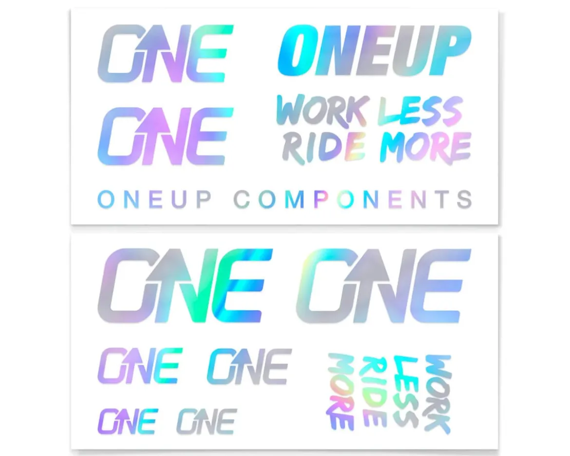 OneUp Components Decal Kit (Oil Slick)