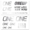 OneUp Components Decal Kit (Silver)