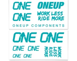 OneUp Components Decal Kit (Turquoise)