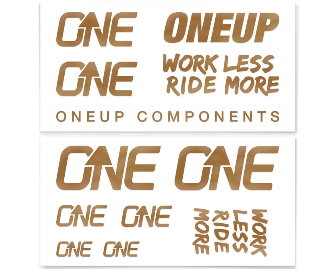 OneUp Components Decal Kit (Matte Bronze)