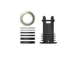 OneUp Components EDC Threaded Top Cap (Gold) (1 1/8") (Alloy) (Includes Headset Spacers)