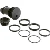 OneUp Components EDC Threaded Top Cap (Black) (1 1/8") (Alloy) (Includes Headset Spacers)
