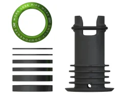 OneUp Components EDC Threaded Top Cap (Dark Green) (1 1/8") (Alloy) (Includes Headset Spacers)