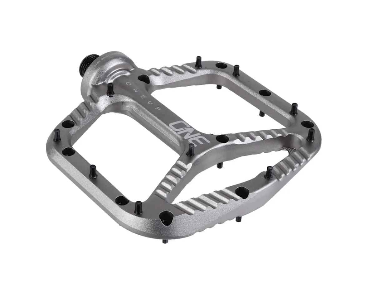 OneUp Components Aluminum Platform Pedals (Grey) (9/16")