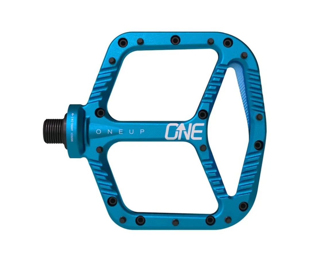 OneUp Components Aluminum Platform Pedals (Blue) (9/16")