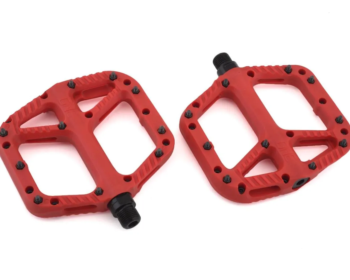 OneUp Components Comp Platform Pedals (Red) (9/16") (L)
