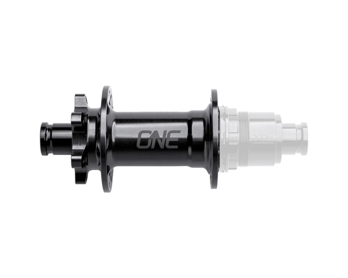 OneUp Components Disc Brake Hub (Black) (Rear) (12 x 148mm (Boost)) (32H) (6-Bolt) (Freehub Not Included)
