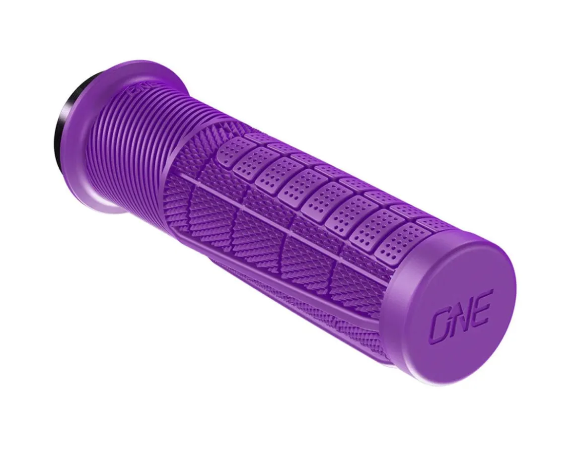 OneUp Components Thick Lock-On Grips (Purple)