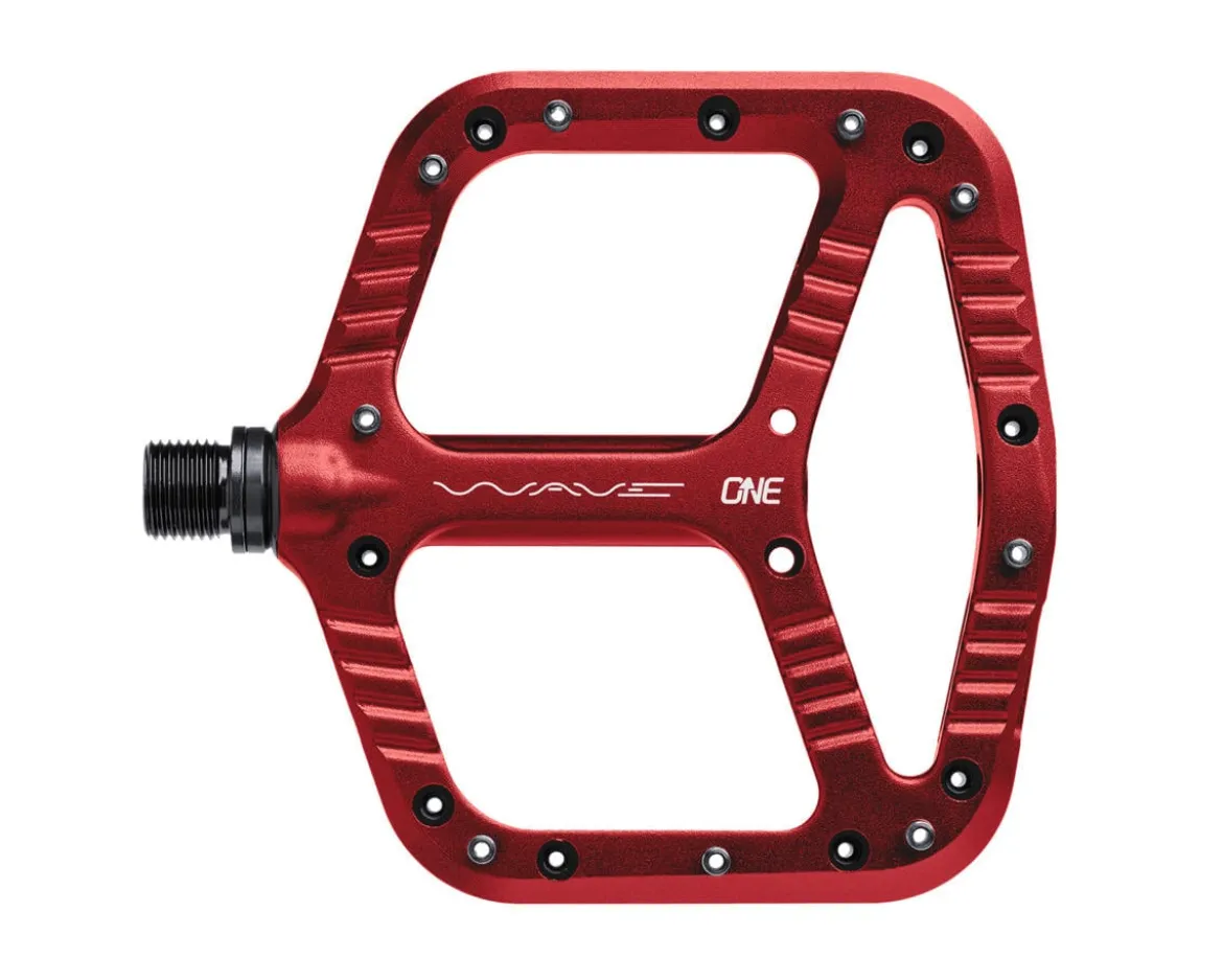 OneUp Components Wave Platform Pedals (Red)