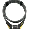 Onguard Akita Resettable Combo Cable Lock (Grey/Yellow) (6' x 12mm)