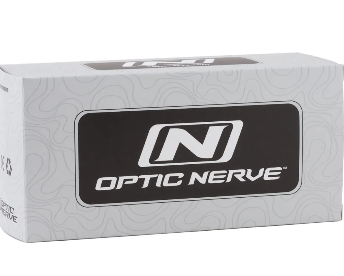 Optic Nerve Fixie Blast Sunglasses (Shiny Crystal Clear) (Red Mirror Lens)