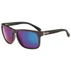 Optic Nerve ONE Ziggy Sunglasses (Matte Black) (Smoke Green Mirror Lens)