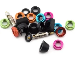 Orange Seal VersaValve Tubeless Valve Kit (Black/Multi-Color) (Pair) (32mm)