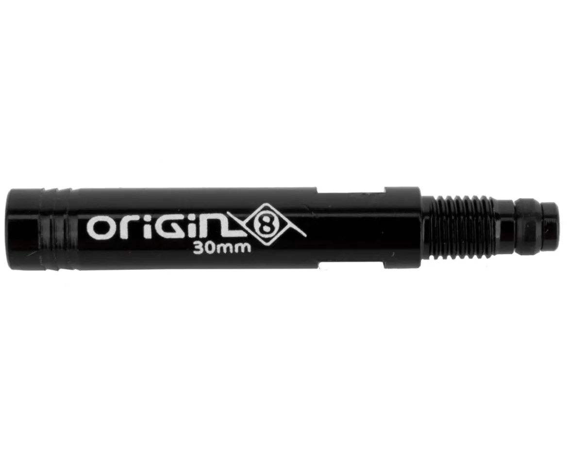 Origin8 Integrated Presta Valve Extensions (Black) (30mm) (Pair)