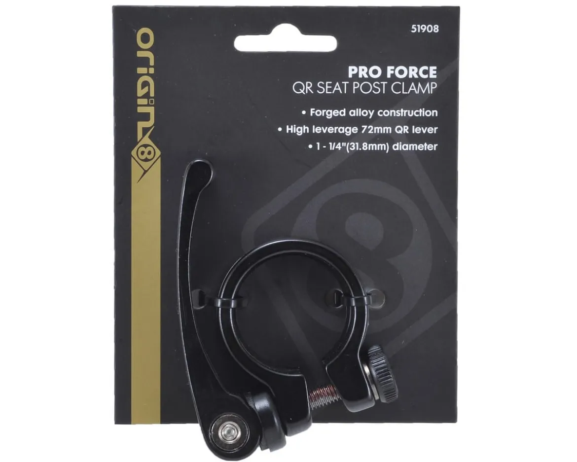 Origin8 P-Force Quick Release Seatpost Clamp (Black) (31.8mm)