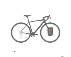 Ortlieb Fork-Pack Front Pannier (Dark Sand) (Single) (4.1L)