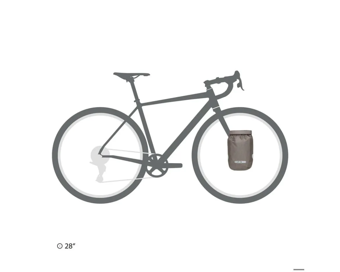 Ortlieb Fork-Pack Front Pannier (Dark Sand) (Single) (4.1L)