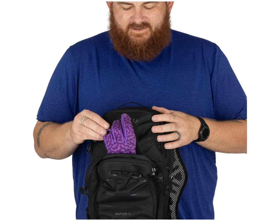 Osprey Raptor 14 EF Hydration Pack (Black) (Extended Fit)