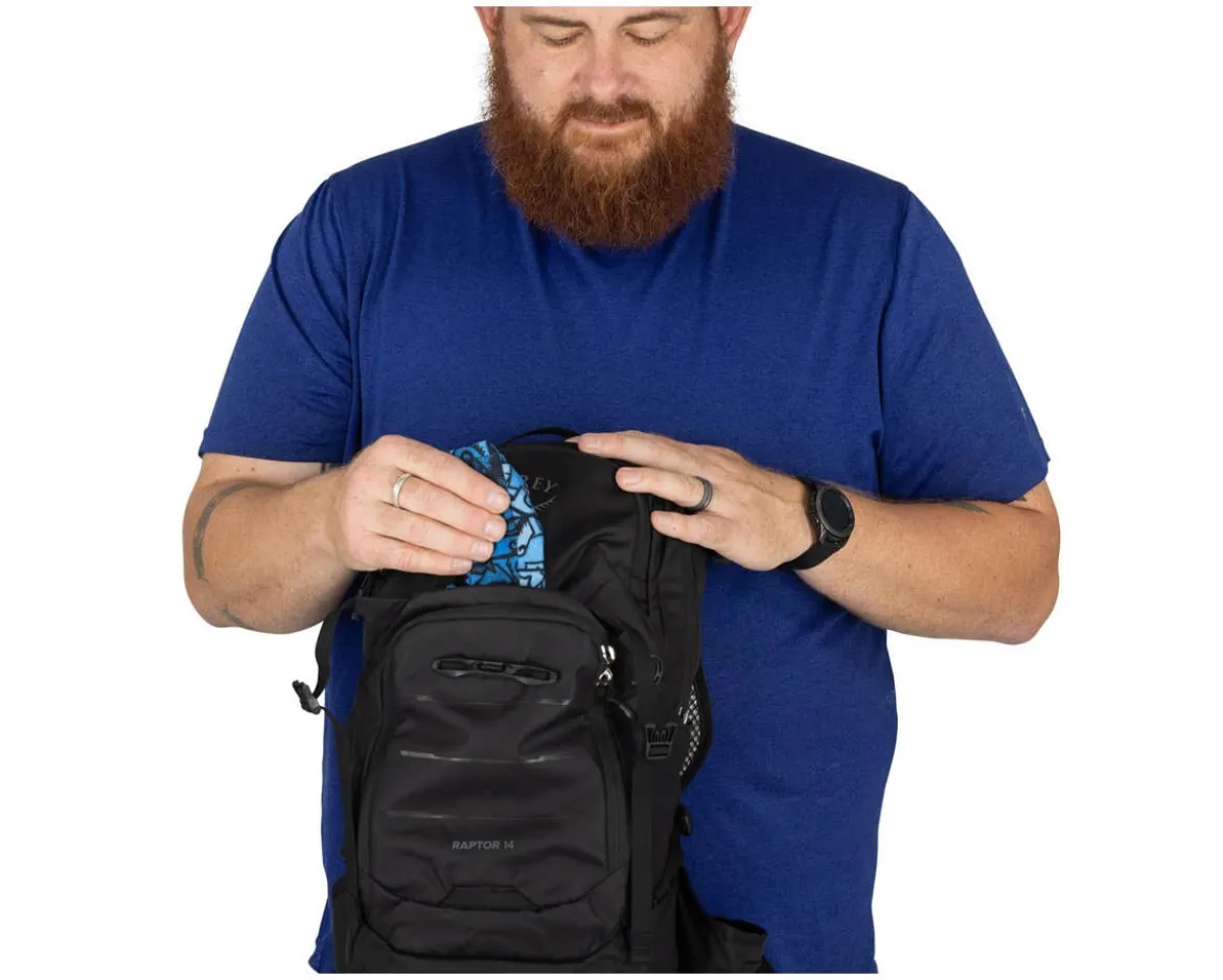 Osprey Raptor 14 EF Hydration Pack (Black) (Extended Fit)