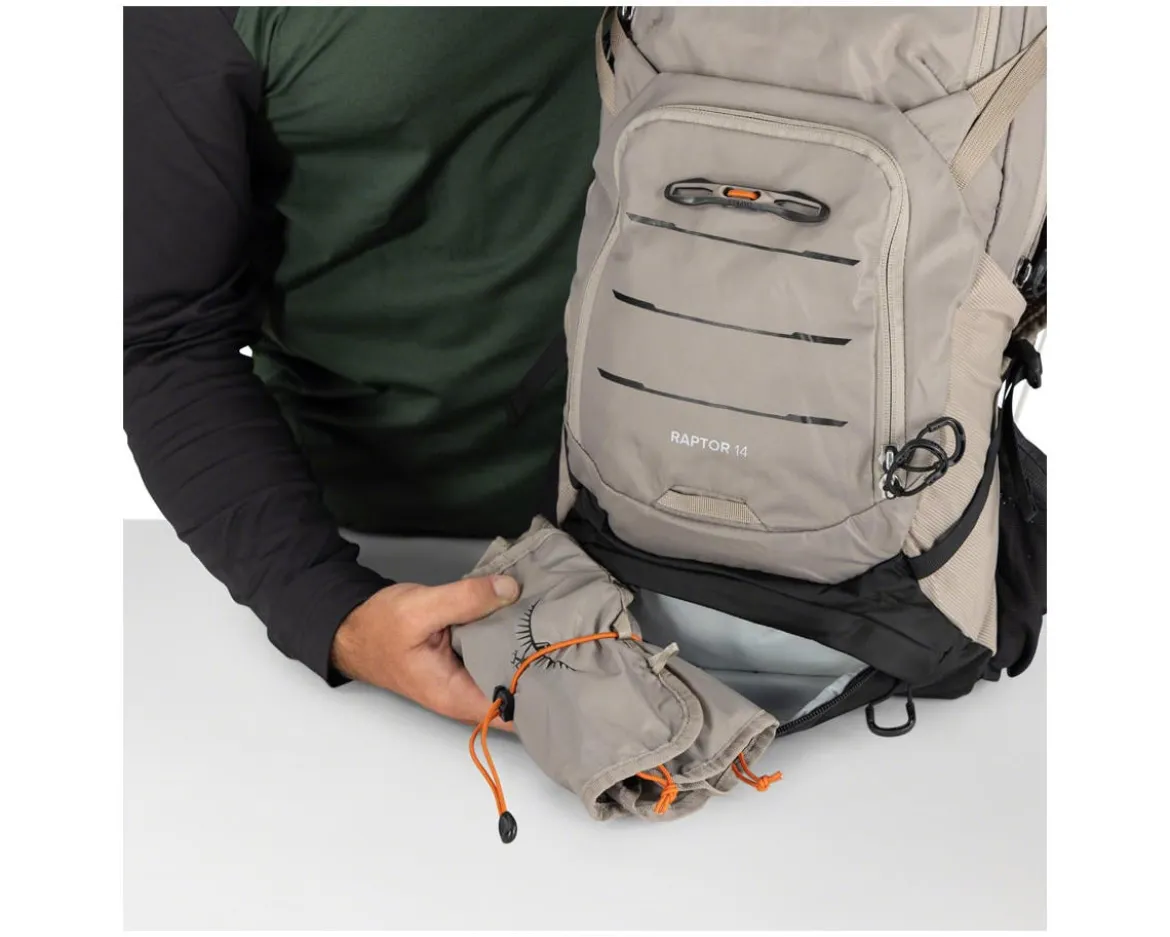 Osprey Raptor 14 Hydration Pack (Pediment Grey)