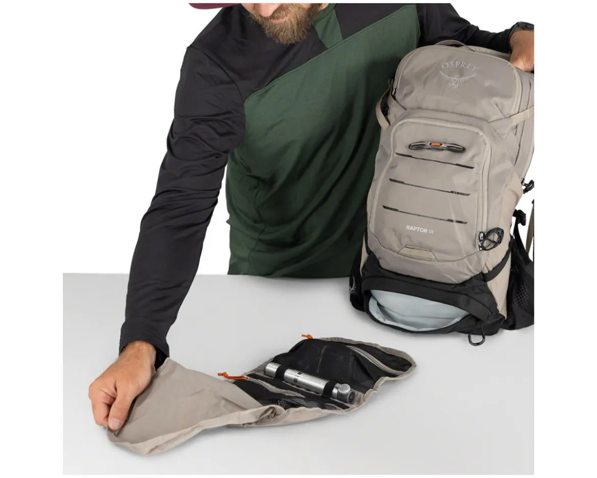 Osprey Raptor 14 Hydration Pack (Pediment Grey)