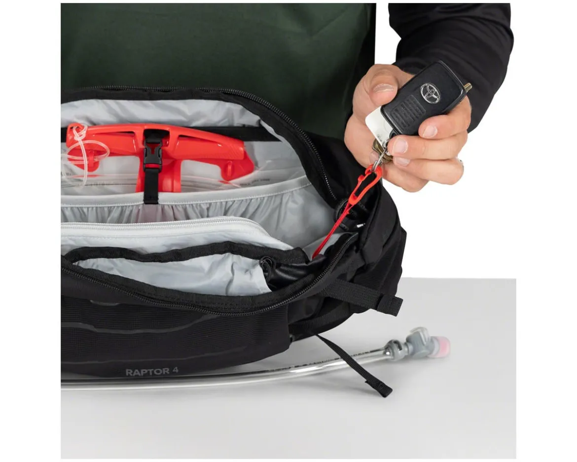 Osprey Raptor 4 Hydration Lumbar Pack (Black)