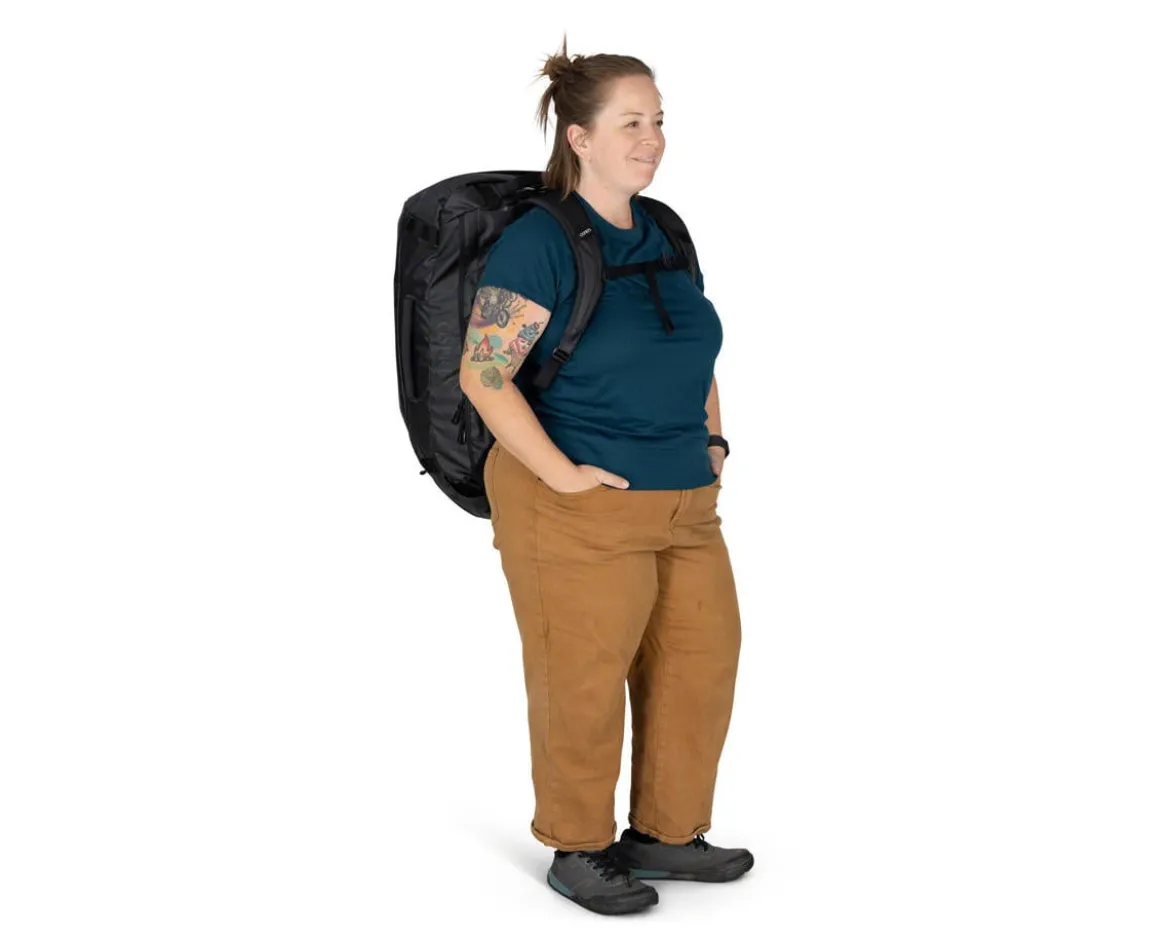 Osprey Transporter 65 Duffel Bag (Raven Black