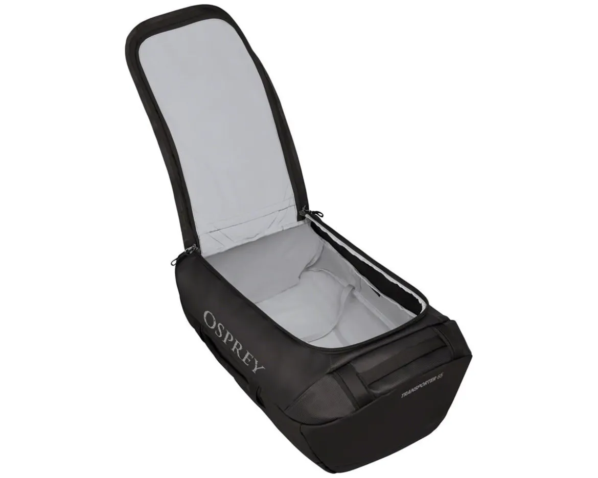 Osprey Transporter 65 Duffel Bag (Raven Black
