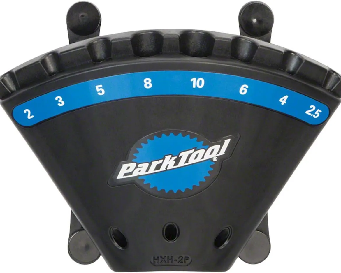 Park Tool HXH-2P Wall Mount Hex Wrench Holder (Black/Blue)