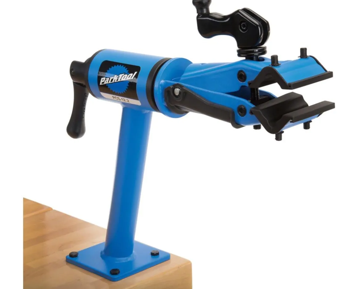 Park Tool PCS-12.2 Home Mechanic Bench Mount Repair Stand (Blue)