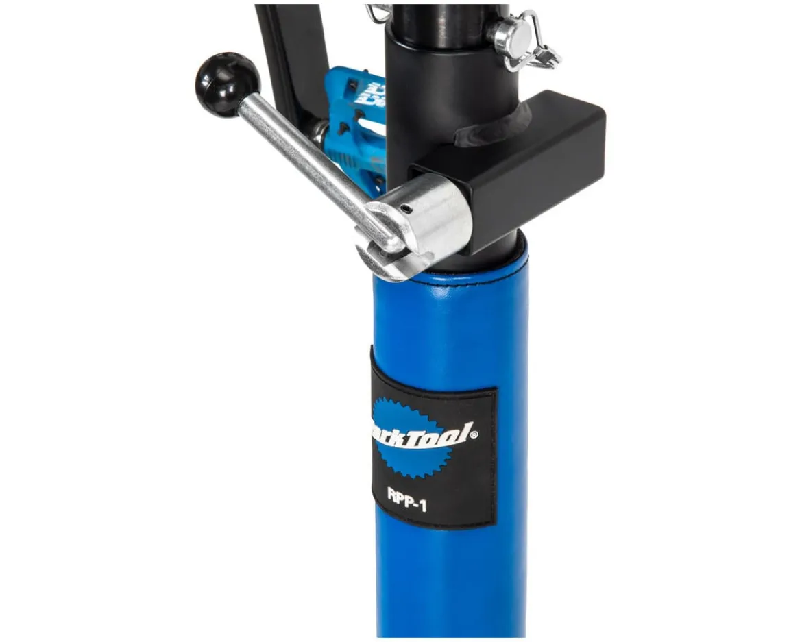 Park Tool PRS-2.4-1 Professional Double Arm Repair Stand (Blue/Silver) (w/100-3C Adjustable Clamps)