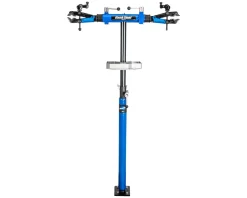 Park Tool PRS-2.4-2 Professional Double Arm Repair Stand (Blue/Silver) (w/100-3D Adjustable Clamps)