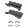 Park Tool Repair Stand Replacement Jaw Covers (Black) (Pair) (For PCS-1/PCS-2) (#467G)