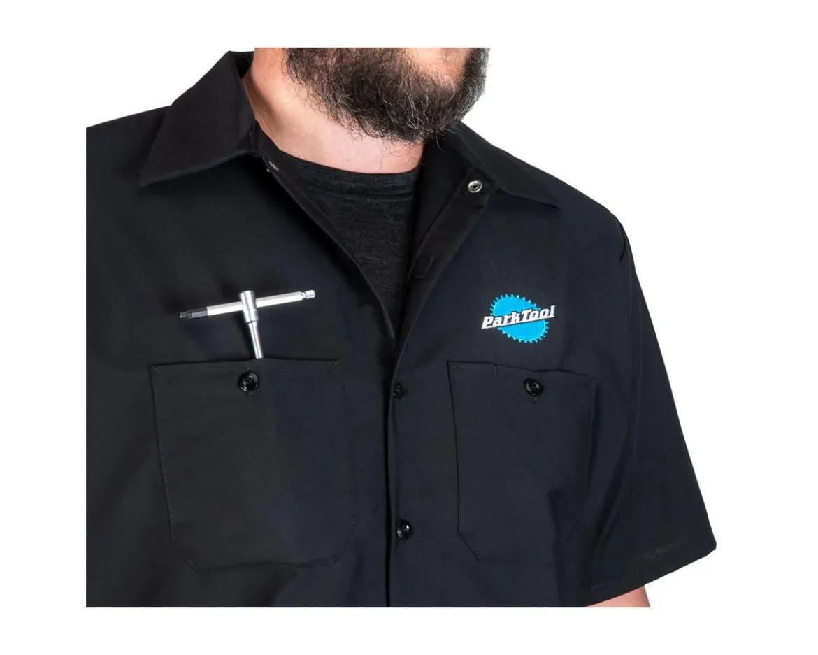 Park Tool MS-3 Mechanic's Shirt (Black) (M)