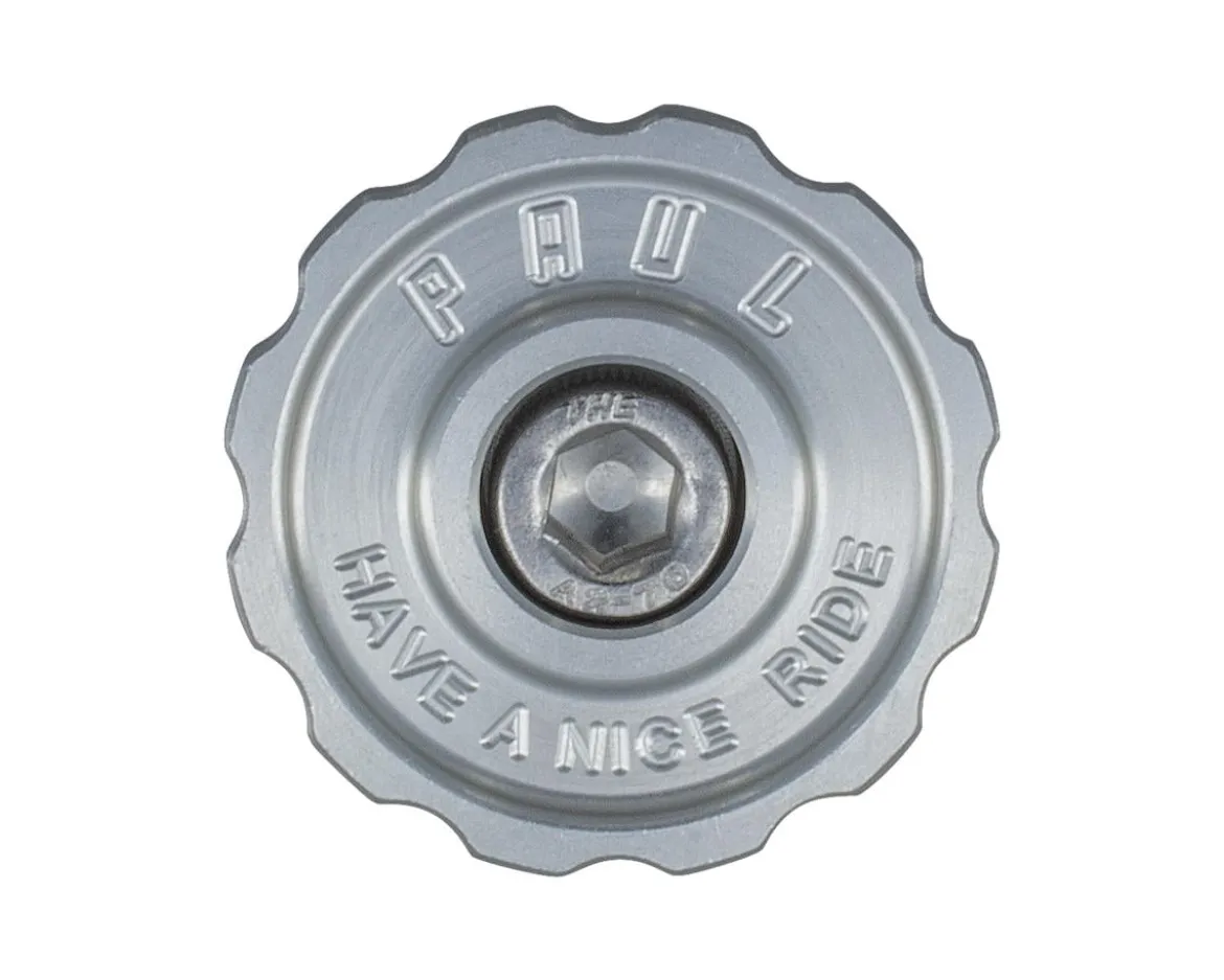 Paul Components Aluminum Top Cap (Silver) (1-1/8")