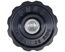 Paul Components Aluminum Top Cap (Black) (1-1/8")