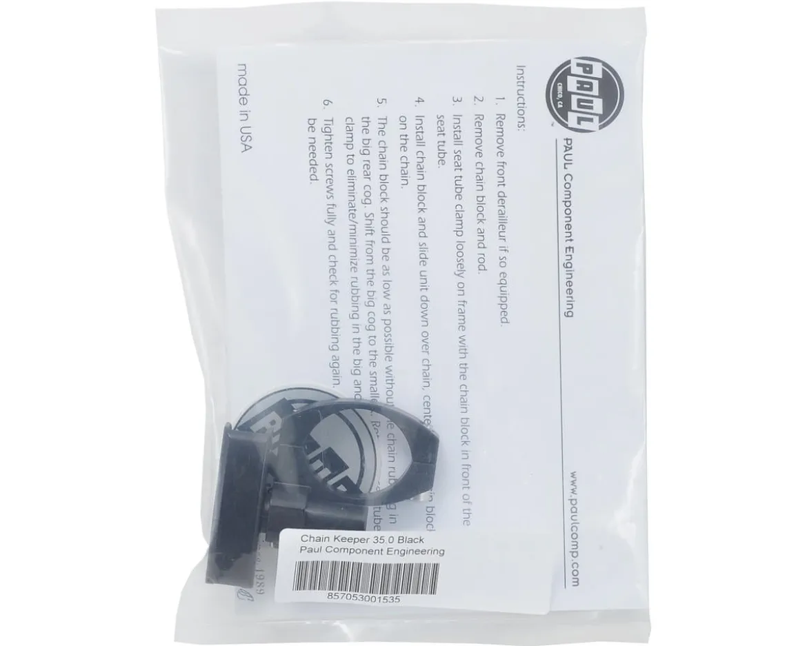 Paul Components Chain Keeper (Black) (35mm)