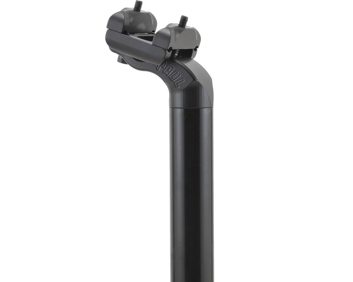 Paul Components Tall & Handsome Seatpost (Black) (27.2mm) (360mm) (26mm Offset)