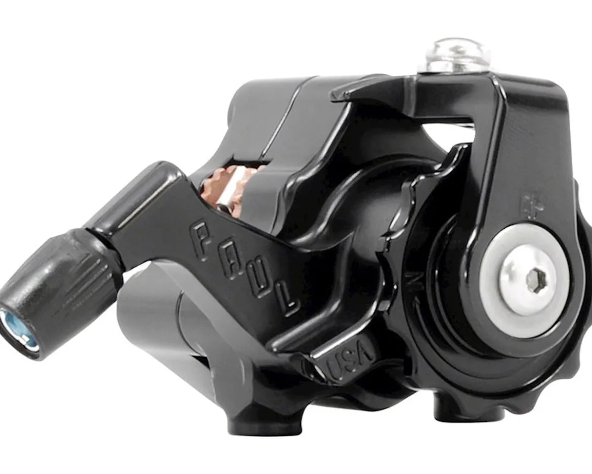 Paul Components Klamper Disc Brake Caliper (All Black) (Mechanical) (Front or Rear) (Short Pull) (Flat Mount)