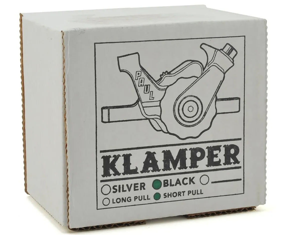 Paul Components Klamper Disc Brake Caliper (All Black) (Mechanical) (Front or Rear) (Short Pull) (Post Mount)