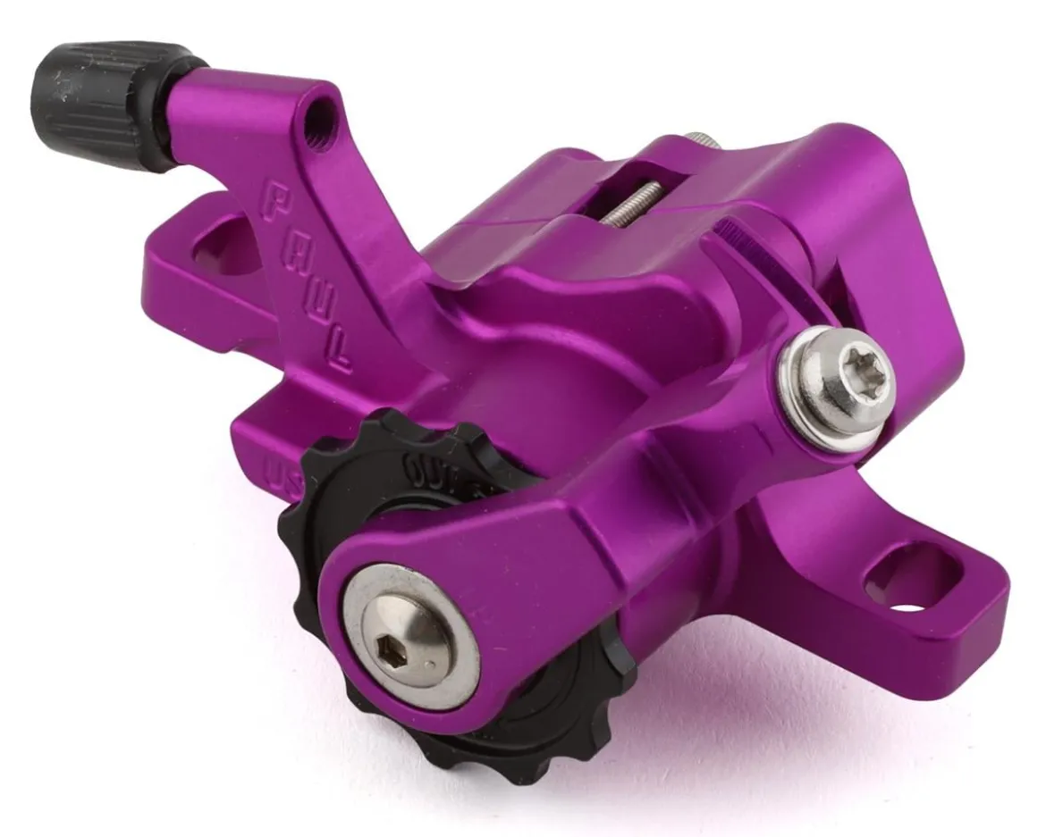 Paul Components Klamper Disc Brake Caliper (Purple/Black) (Mechanical) (Front or Rear) (Long Pull) (Post Mount)