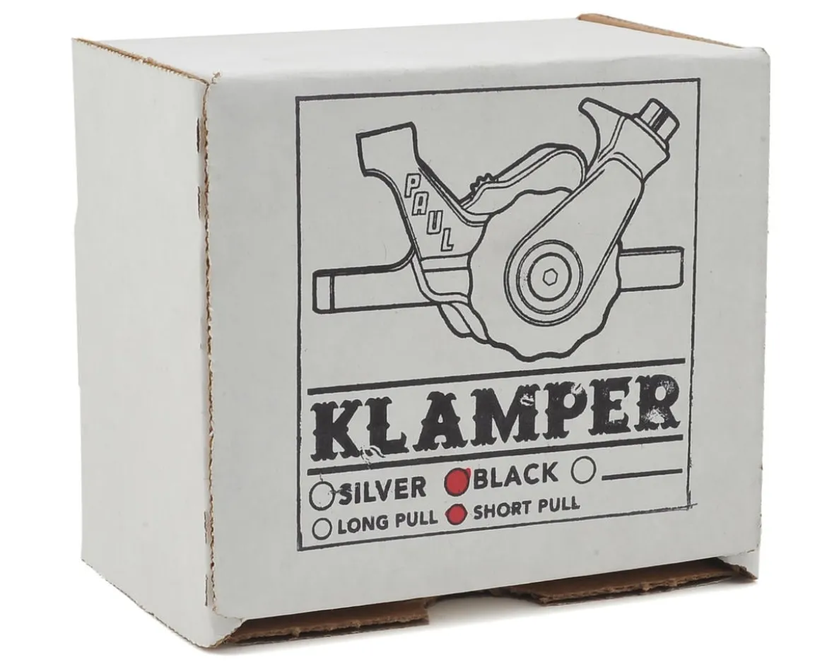 Paul Components Klamper Disc Brake Caliper (Black/Orange) (Mechanical) (Front or Rear) (Short Pull) (Post Mount)