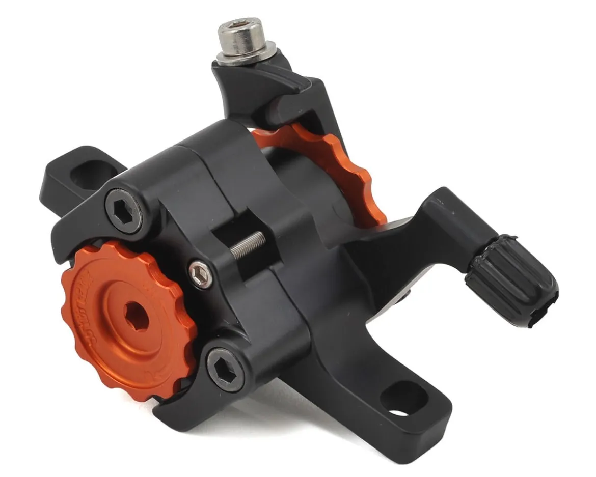 Paul Components Klamper Disc Brake Caliper (Black/Orange) (Mechanical) (Front or Rear) (Short Pull) (Post Mount)