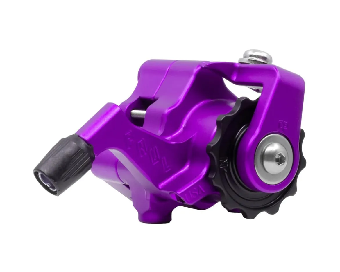 Paul Components Klamper Disc Brake Caliper (Purple/Black) (Mechanical) (Front or Rear) (Short Pull) (Flat Mount)